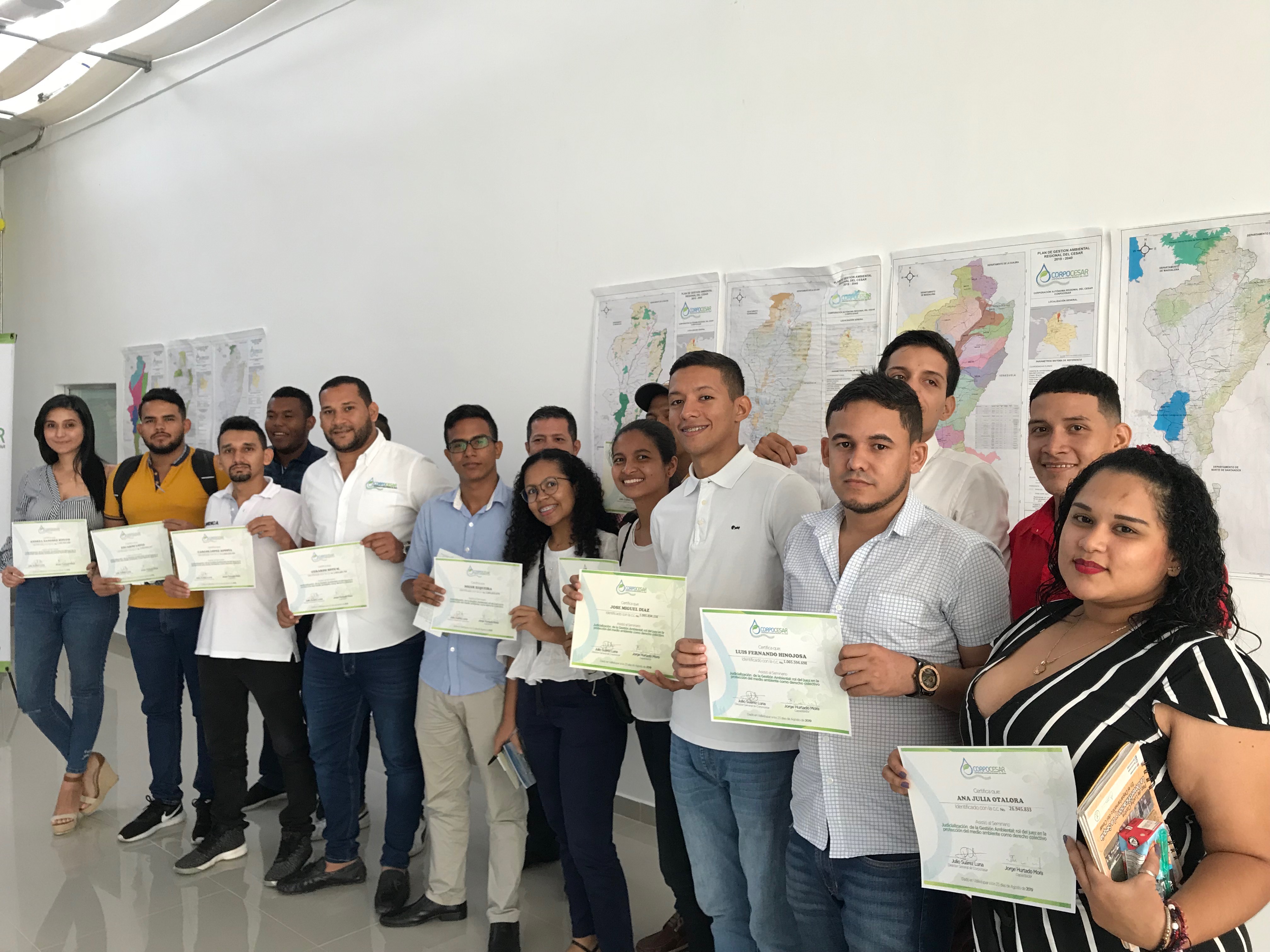 Fotografía de la noticia: Corpocesar realizó Seminario a profesionales de la rama judicial sobre La Protección del Medio Ambiente como Derecho Colectivo